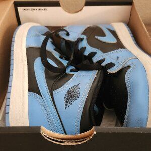 Jordan 1 Mid University Blue/Black 3y